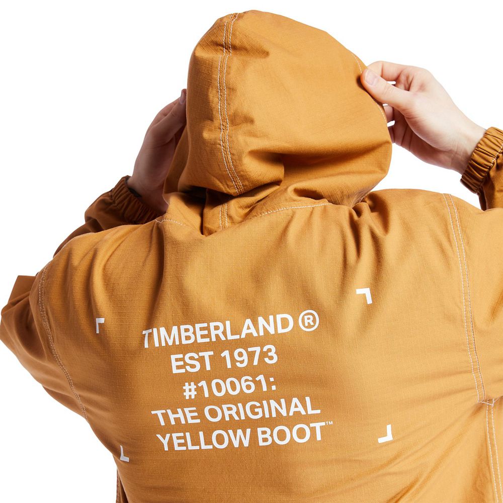 Sudadera Timberland Argentina Hombre - Workwear Ripstop Hoodie - Marrones - WBGUNV-910